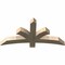 Ekena Millwork Davenport Rough Sawn Timber Gable Bracket, Douglas Fir, 48"W x 24"H x 4"D x 4"F, 12/12 Pitch GBW048X24X0404DAV00RDF - alternate 4